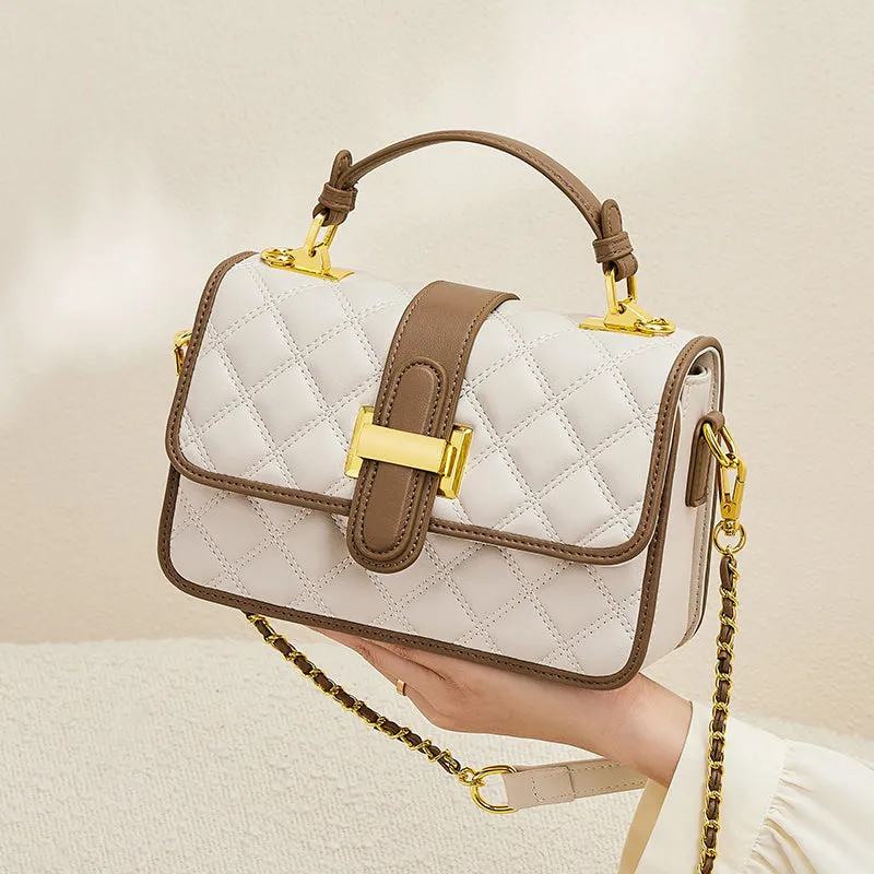 White Grandeur Satchel Bag