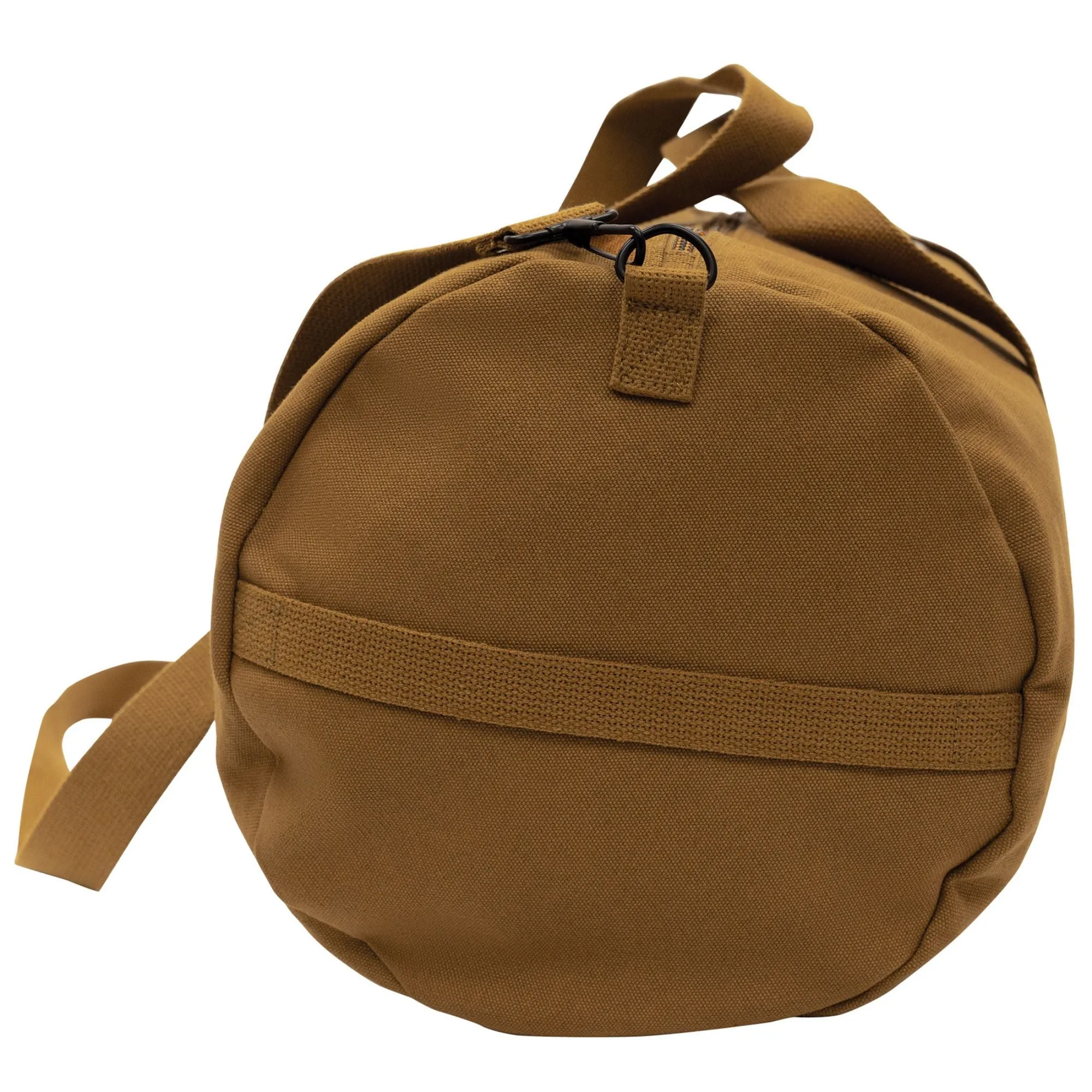 Work Brown Heavyweight Cotton Canvas Duffle Bag Sports Gym Shoulder & Carry Bag 19"x9"x9"