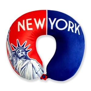 World Edition Memory Foam Travel Neck Pillow - New York II