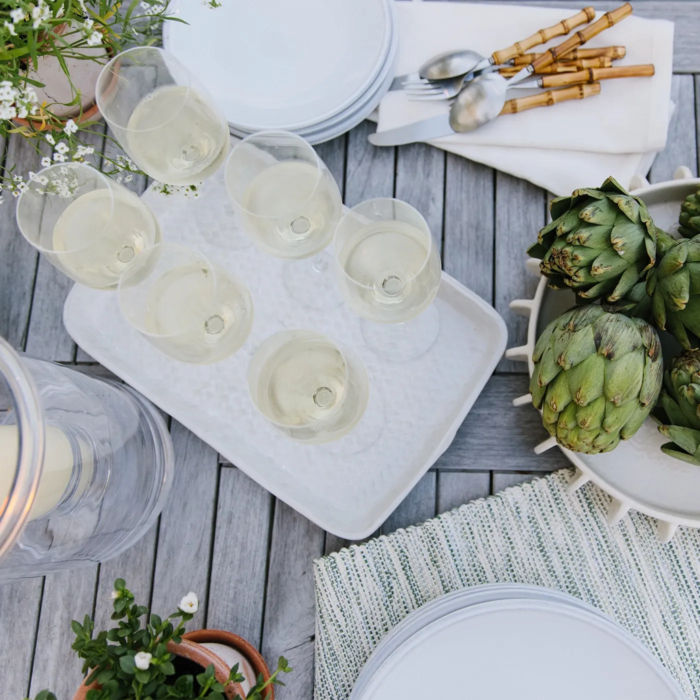 Woven Detail Serving Platter