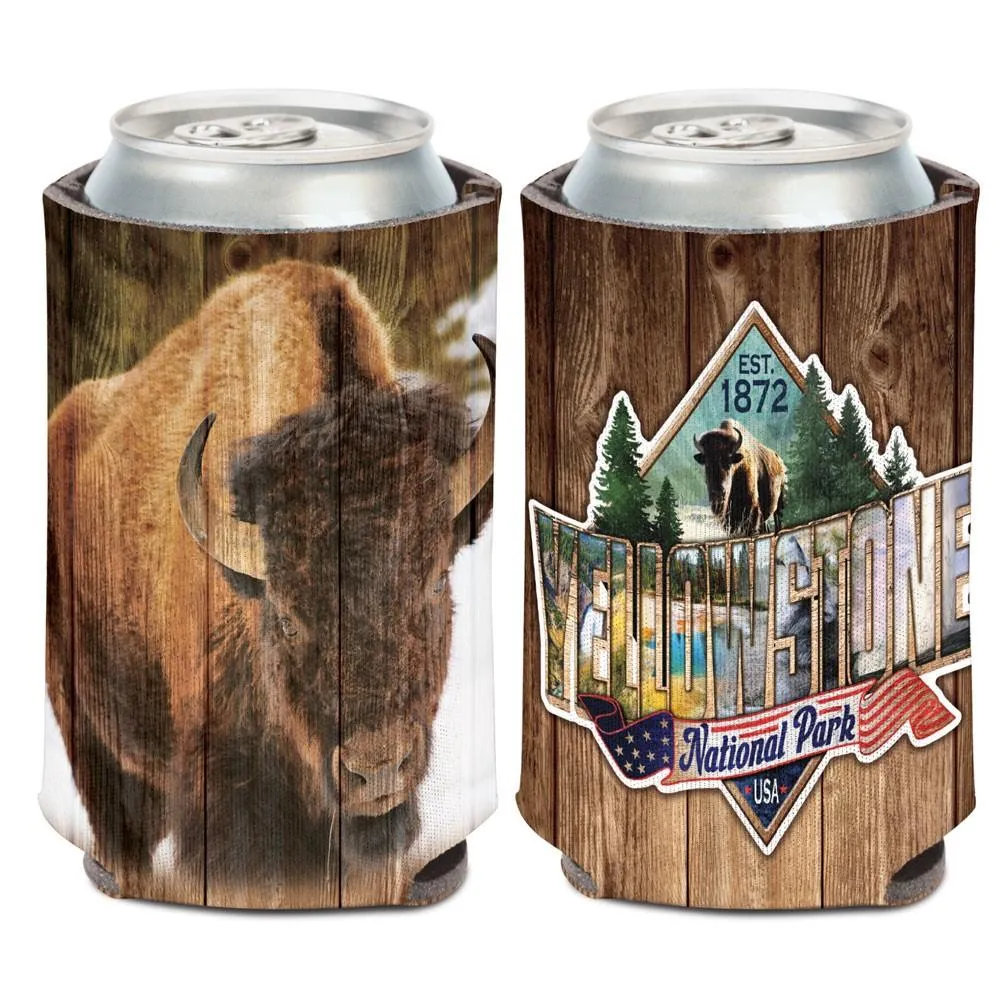 Yellowstone National Park American Bison WinCraft Neoprene Drink Can Cooler