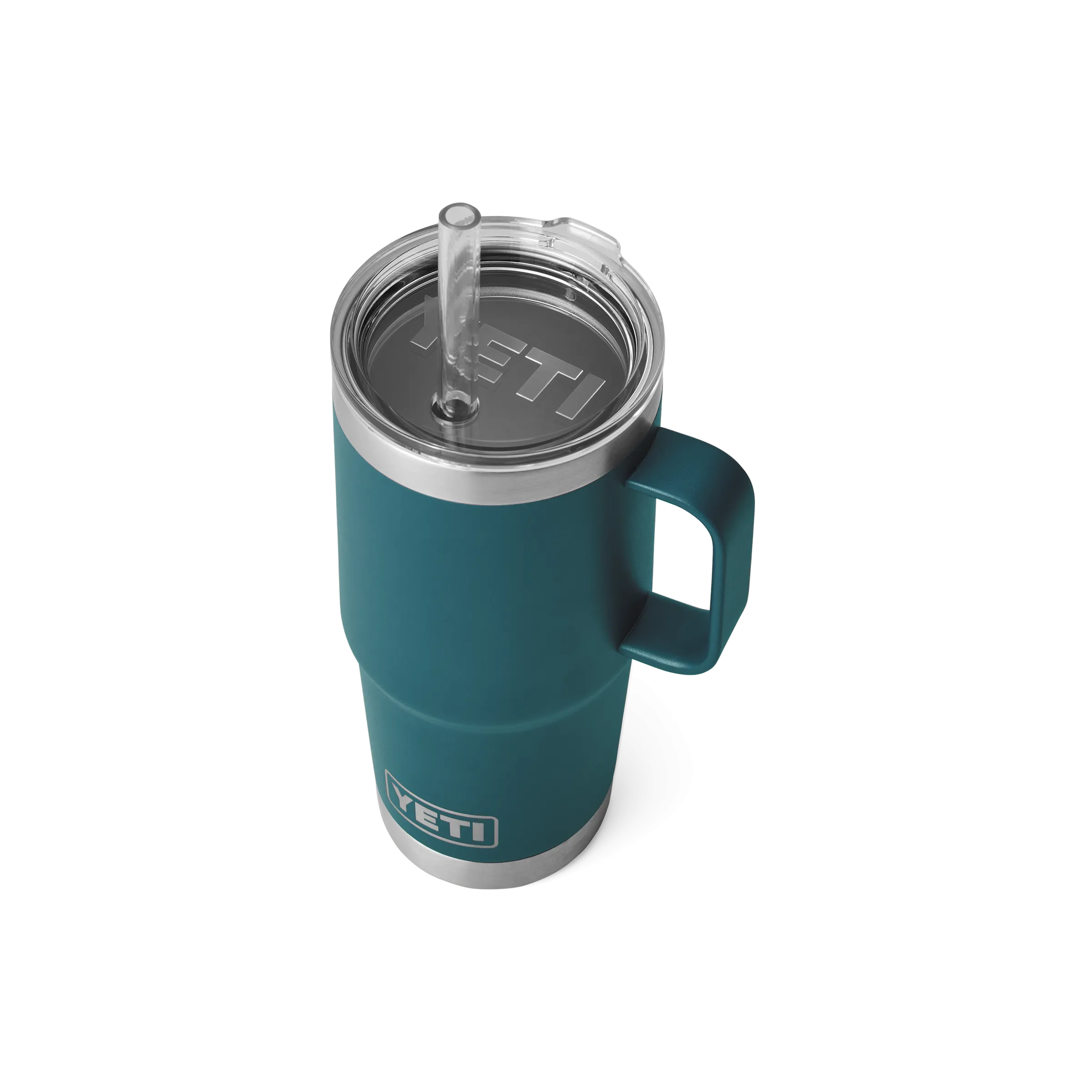 Yeti Rambler 25oz Mug With Straw Lid - Agave Teal