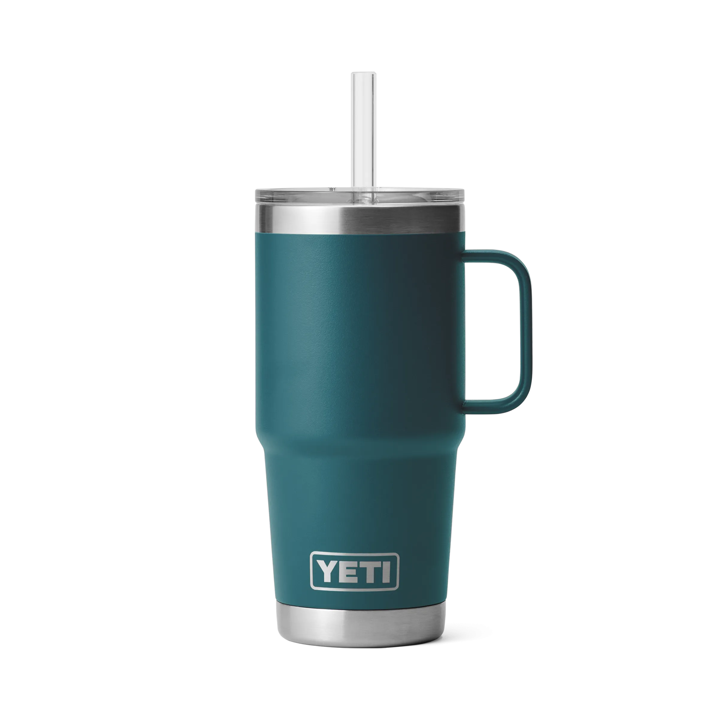 Yeti Rambler 25oz Mug With Straw Lid - Agave Teal