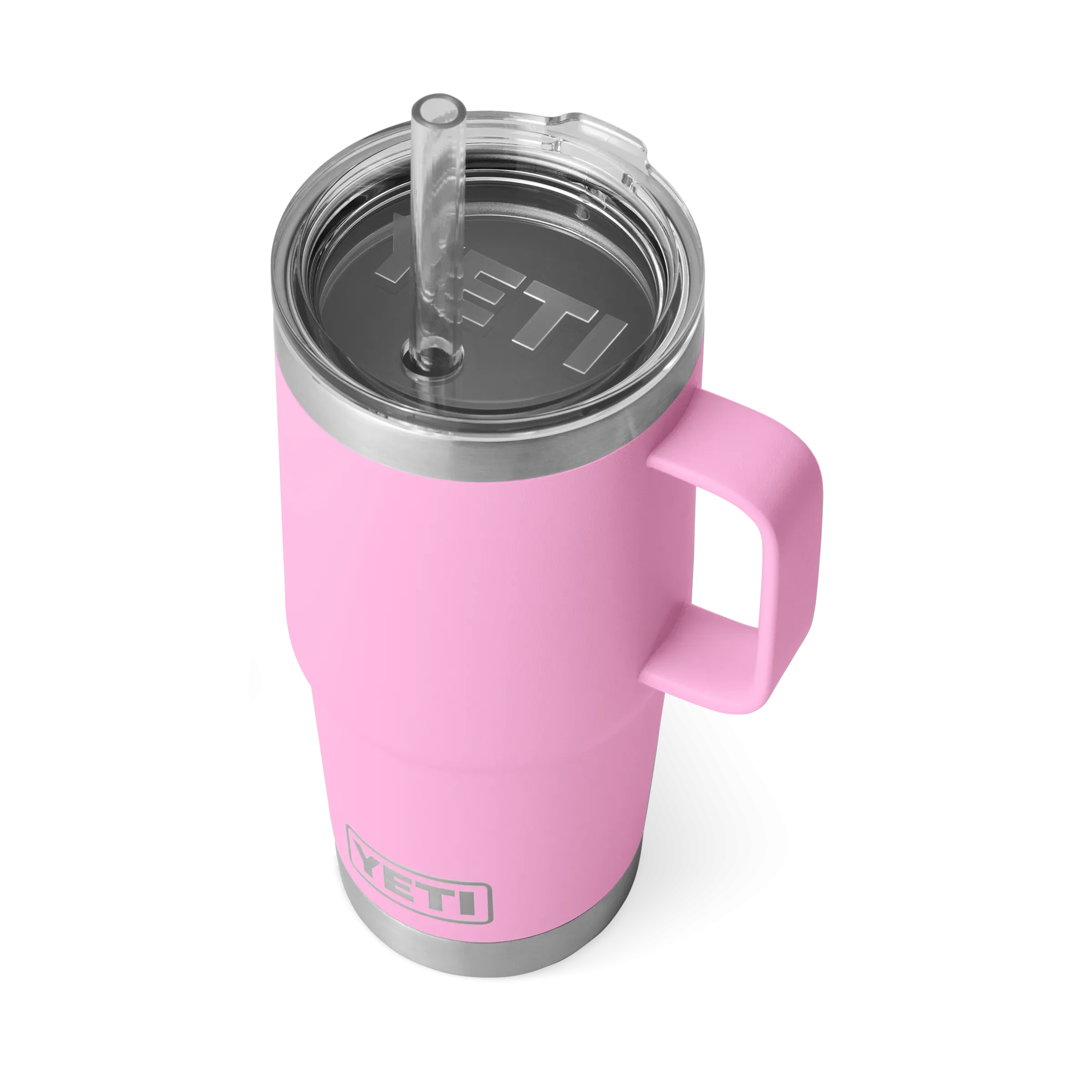 Yeti Rambler 25oz Mug With Straw Lid - Power Pink