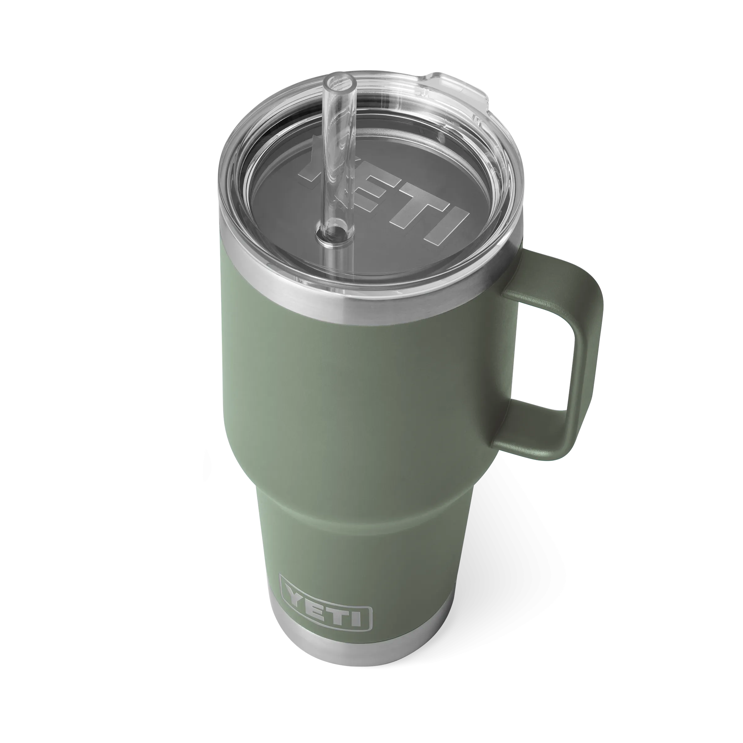 Yeti Rambler 35oz Mug With Straw Lid - Camp Green