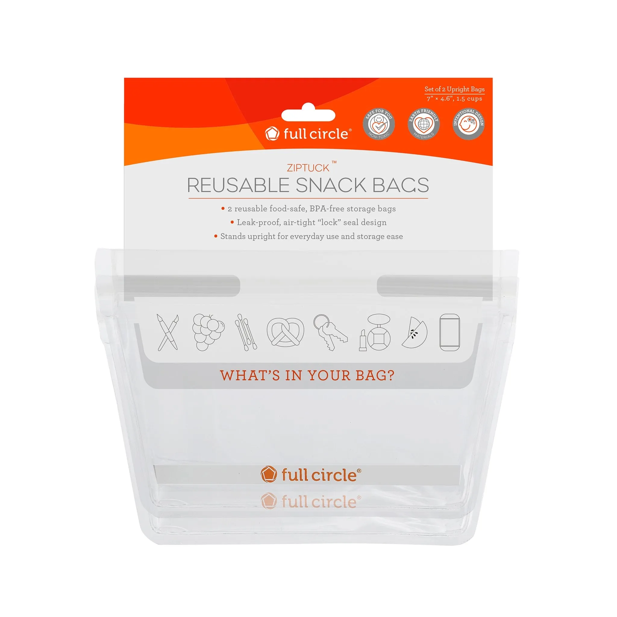 ZIPTUCK SNACK BAGS